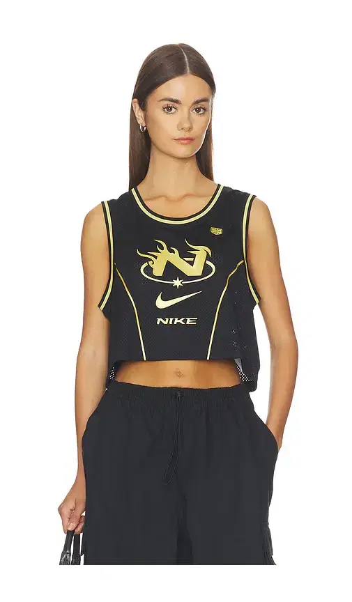 Nike Cropped Jersey Tank Top
