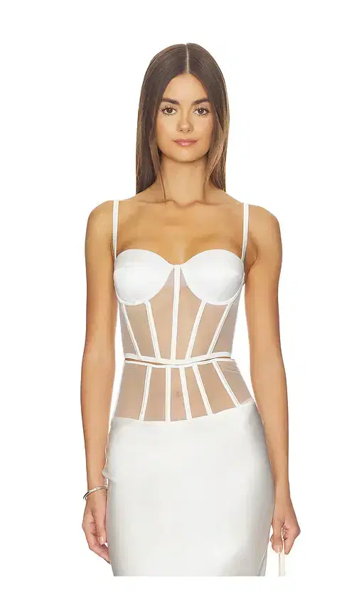 Illusion Bustier Top