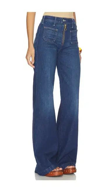MOTHER The Patch Pocket Hustler Roller Exposed Zip Heel Jeans | Thumbnail 2
