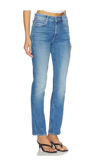 Mother The Mid Rise Dazzler Hover Jeans | Thumbnail 2 Mother The Mid Rise Dazzler Hover Jeans | Thumbnail 2