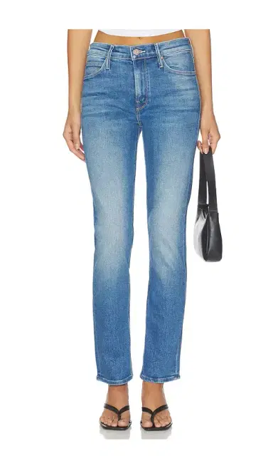 Mother The Mid Rise Dazzler Hover Jeans | Thumbnail 1 Mother The Mid Rise Dazzler Hover Jeans | Thumbnail 1