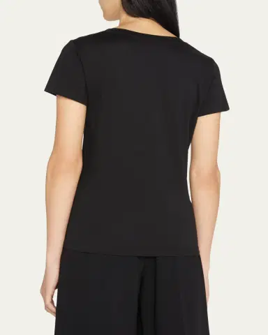 Vince Essential Pima Cotton V-Neck Tee | Thumbnail 3