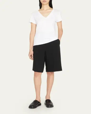 Vince Essential Pima Cotton V-Neck Tee | Thumbnail 6