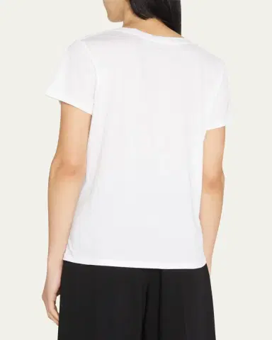 Vince Essential Pima Cotton V-Neck Tee | Thumbnail 7
