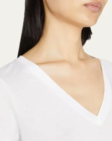 Vince Essential Pima Cotton V-Neck Tee | Thumbnail 9