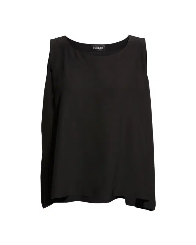 Lightweight Silk A-Line Shell