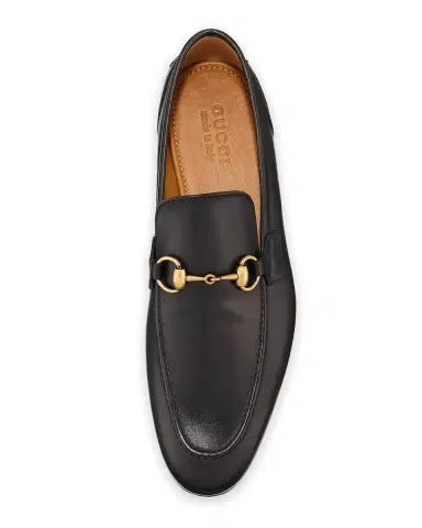 Gucci Men's Jordaan Leather Loafers | Thumbnail 3