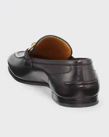 Gucci Men's Jordaan Leather Loafers | Thumbnail 4