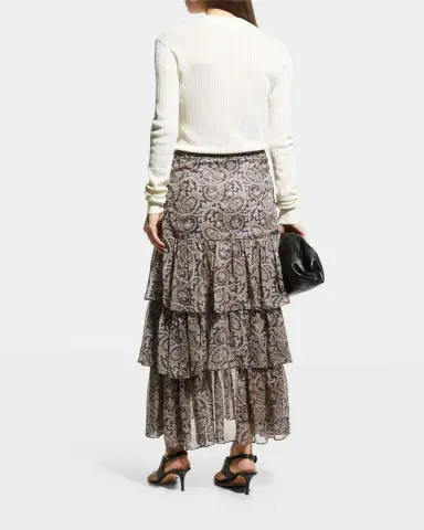 Veronica Beard Raylan Stretch-Knit Pullover Sweater | Thumbnail 2
