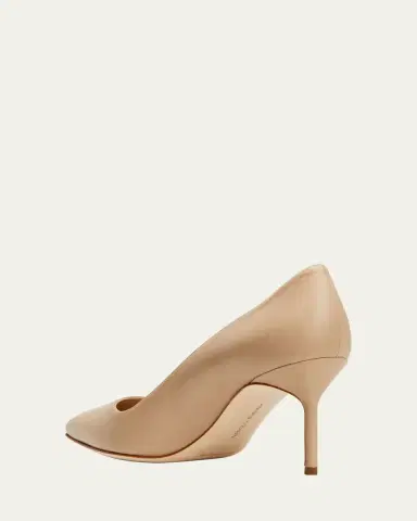 Manolo Blahnik BB 70mm Lambskin Stiletto Pumps | Thumbnail 4