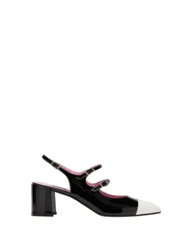 CAREL Papaya Bicolor Patent Slingback Pumps | Thumbnail 1 CAREL Papaya Bicolor Patent Slingback Pumps | Thumbnail 1