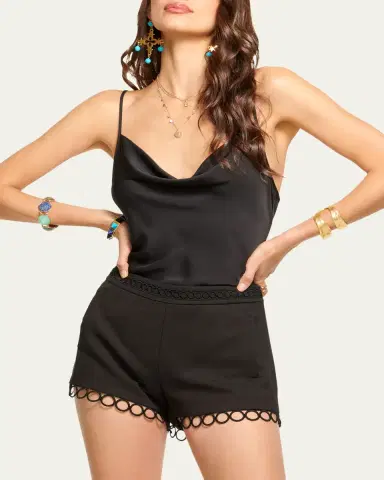 Ramy Brook Dua High-Waist Shorts | Thumbnail 4 Ramy Brook Dua High-Waist Shorts | Thumbnail 4