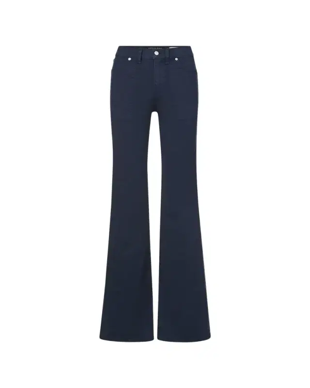 Crosbie Wide-Leg Patch Pocket Jeans