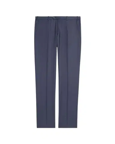 Giorgio Armani Men's Flat-Front Wool Trousers | Thumbnail 1 Giorgio Armani Men's Flat-Front Wool Trousers | Thumbnail 1