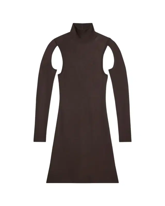 Helmut Lang Air Cut-Out Turtleneck Dress
