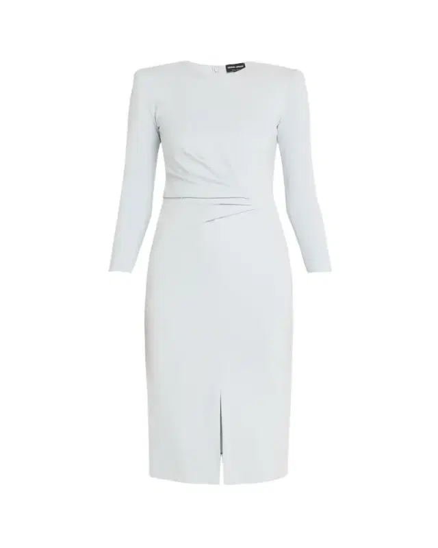 Milano Jersey Dress with Gathered Waist