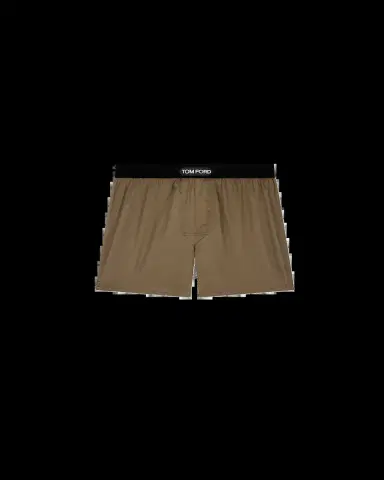 Tom Ford Men's Silk Jacquard Logo Boxers | Thumbnail 2