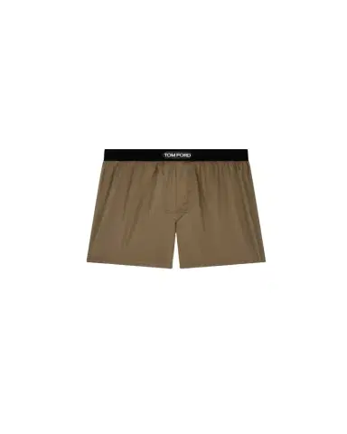 Tom Ford Men's Silk Jacquard Logo Boxers | Thumbnail 1