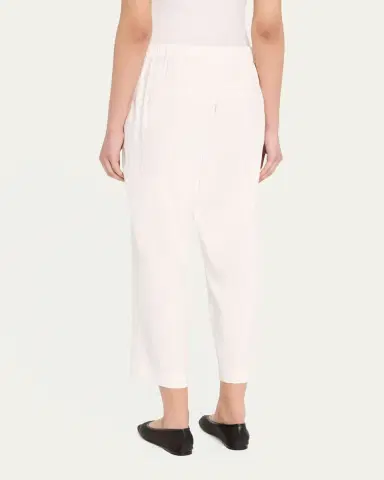 Vince Grace Mid-Rise Linen Tapered Pull-On Pants | Thumbnail 3 Vince Grace Mid-Rise Linen Tapered Pull-On Pants | Thumbnail 3