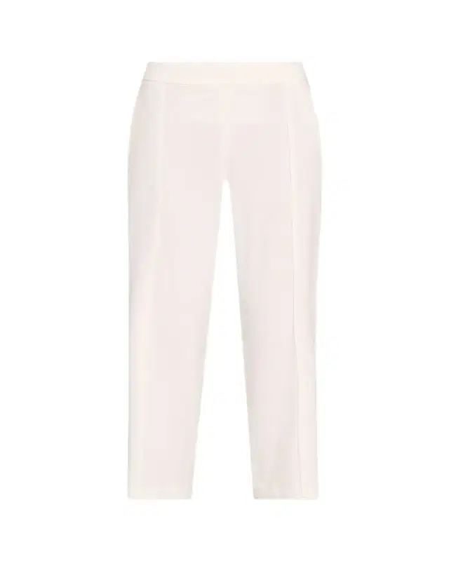 Vince Grace Mid-Rise Linen Tapered Pull-On Pants