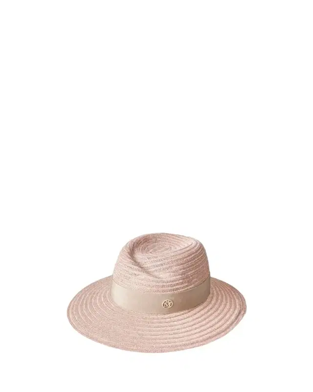 Maison Michel Virginie Straw Fedora Hat