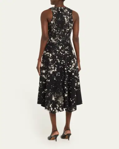 Jason Wu Collection Painters Twill Handkerchief Midi Dress | Thumbnail 3 Jason Wu Collection Painters Twill Handkerchief Midi Dress | Thumbnail 3