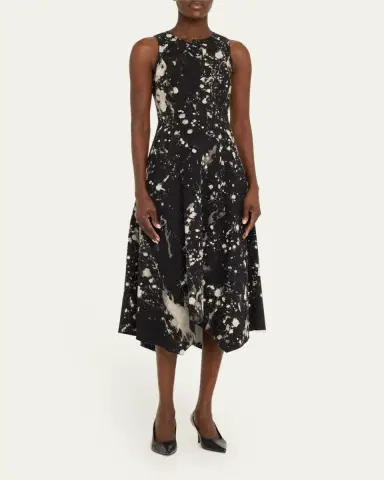 Jason Wu Collection Painters Twill Handkerchief Midi Dress | Thumbnail 4 Jason Wu Collection Painters Twill Handkerchief Midi Dress | Thumbnail 4