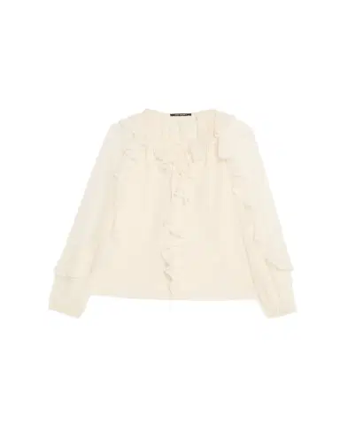 Kobi Halperin Bali Raglan-Sleeve Ruffle Blouse | Thumbnail 1