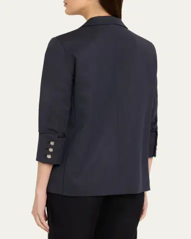 TWP Boyfriend Single-Breasted Stretch Wool Blazer | Thumbnail 3 TWP Boyfriend Single-Breasted Stretch Wool Blazer | Thumbnail 3