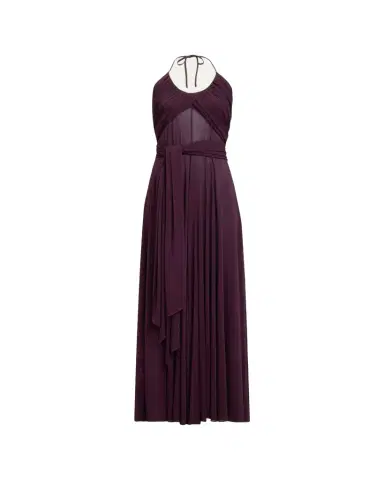 Alaïa Draped Halter Backless Gown | Thumbnail 1