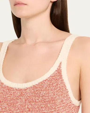 Vince Stripe Scoop-Neck Tank Top | Thumbnail 5