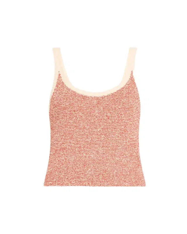 Vince Stripe Scoop-Neck Tank Top