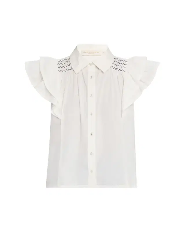 Marceline Cotton Poplin Shirt