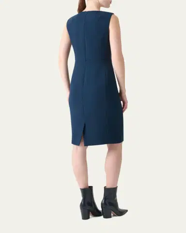 Akris Double-Face Wool Crepe Sheath Dress | Thumbnail 3 Akris Double-Face Wool Crepe Sheath Dress | Thumbnail 3