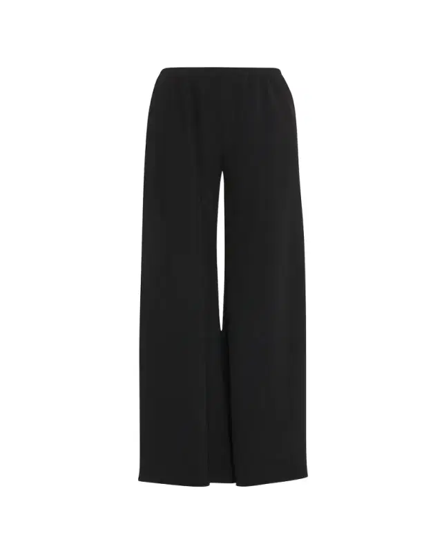 Gala Wide-Leg Crepe Pants