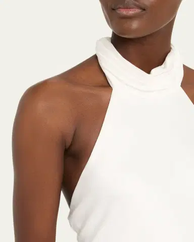 Ramy Brook Tatiana Low-Cut Halter Column Gown | Thumbnail 5 Ramy Brook Tatiana Low-Cut Halter Column Gown | Thumbnail 5