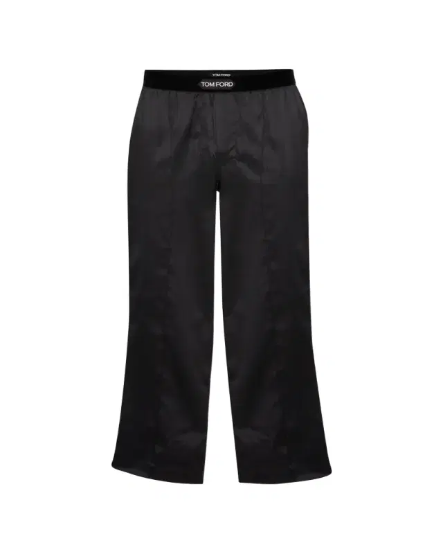 TOM FORD Men's Silk Logo Pajama Pants