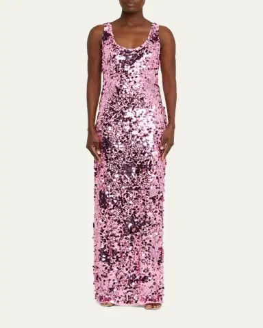 Simkhai Bex Sequined Maxi Tank Dress | Thumbnail 2 Simkhai Bex Sequined Maxi Tank Dress | Thumbnail 2