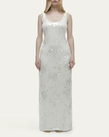 Simkhai Bex Sequined Maxi Tank Dress | Thumbnail 6 Simkhai Bex Sequined Maxi Tank Dress | Thumbnail 6