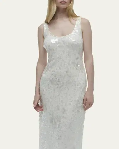 Simkhai Bex Sequined Maxi Tank Dress | Thumbnail 9 Simkhai Bex Sequined Maxi Tank Dress | Thumbnail 9