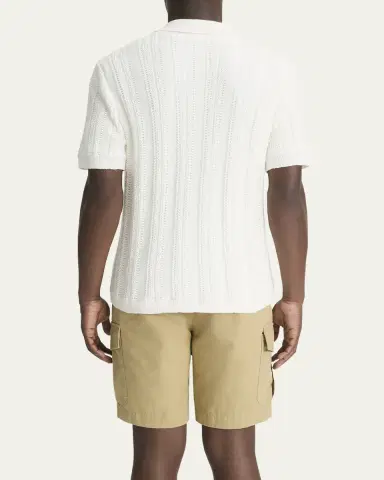 Vince Men's Crochet Cabana Shirt | Thumbnail 3