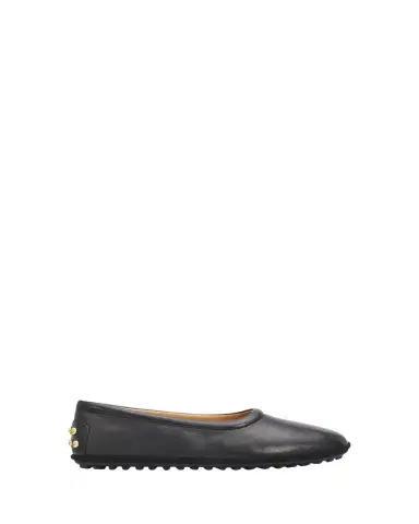 Tod's Studded Nappa Leather Ballerina Flats | Thumbnail 1 Tod's Studded Nappa Leather Ballerina Flats | Thumbnail 1