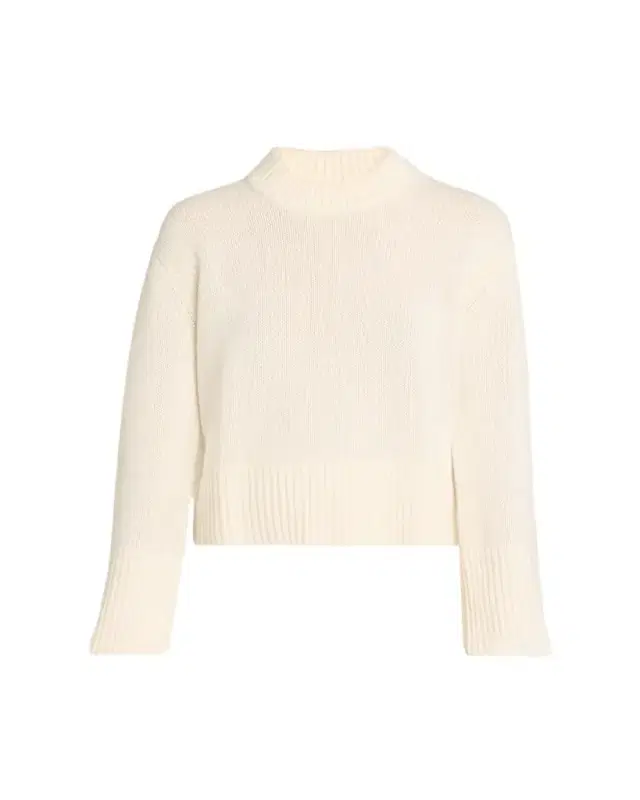 Sony Cashmere Shrunken Crewneck Sweater