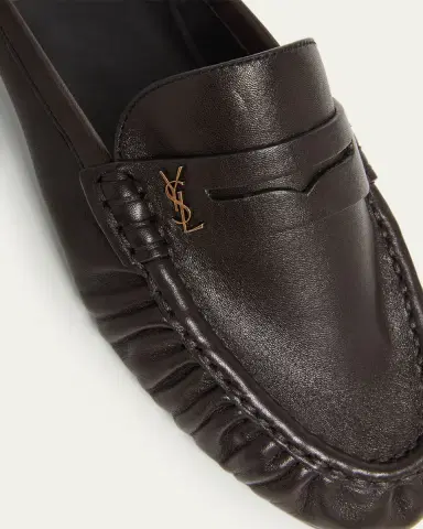 Saint Laurent Le Loafer Leather Penny Loafer Mules | Thumbnail 5 Saint Laurent Le Loafer Leather Penny Loafer Mules | Thumbnail 5