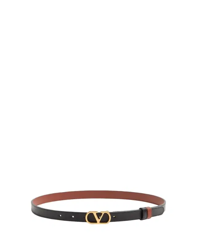 Valentino Garavani Reversible VLogo Signature Leather Belt