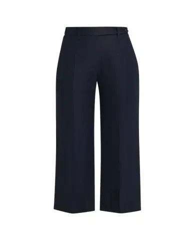Brunello Cucinelli Linen Twill Wide-Leg Crop Cigarette Pants | Thumbnail 1 Brunello Cucinelli Linen Twill Wide-Leg Crop Cigarette Pants | Thumbnail 1
