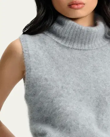 Veronica Beard Mazzy Cashmere Turtleneck Shell | Thumbnail 9 Veronica Beard Mazzy Cashmere Turtleneck Shell | Thumbnail 9