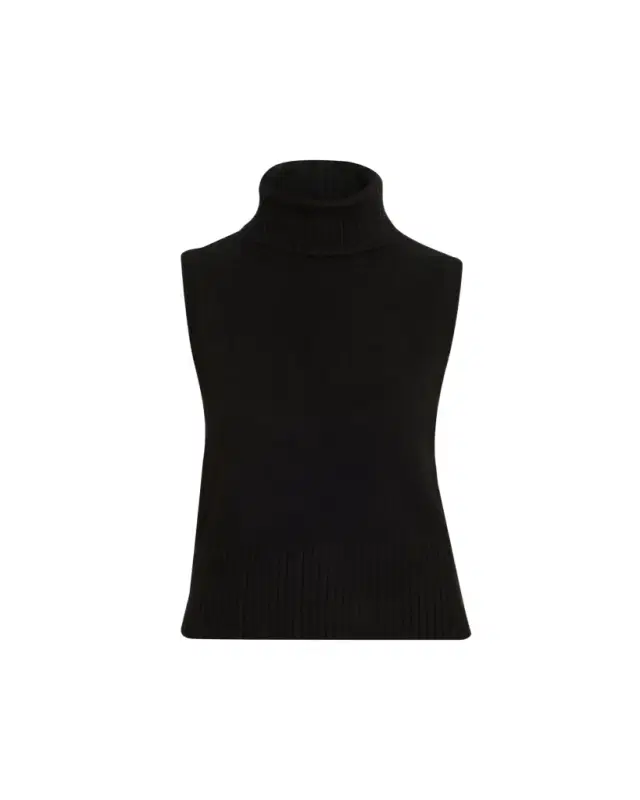 Mazzy Cashmere Turtleneck Shell