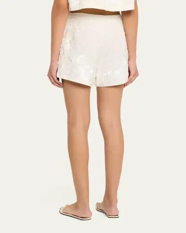 SIMKHAI Sammie Floral Shorts | Thumbnail 3