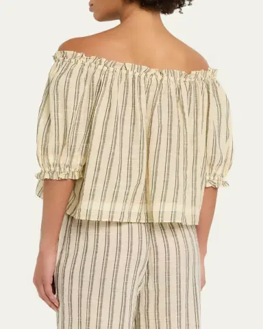 Ulla Johnson Paros Stripe Coverup Top | Thumbnail 3 Ulla Johnson Paros Stripe Coverup Top | Thumbnail 3